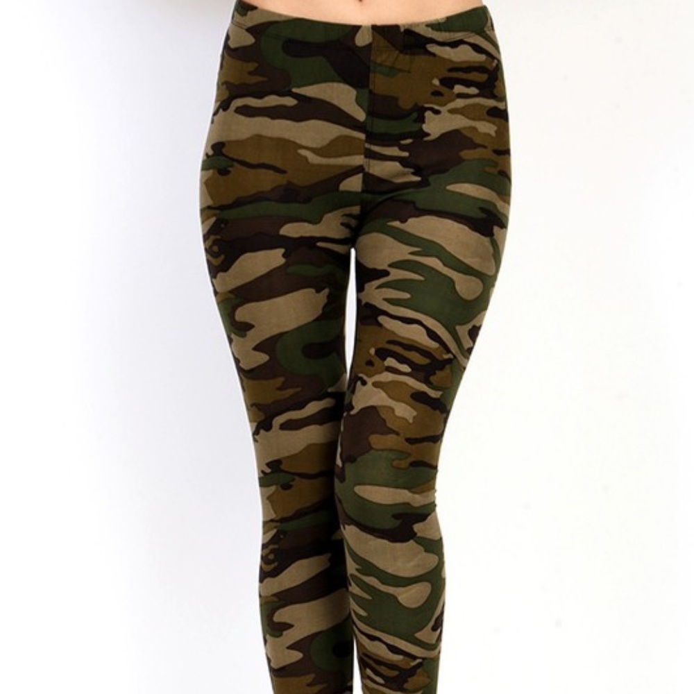 New Mix | Army Camo Leggings | OS (0-10)